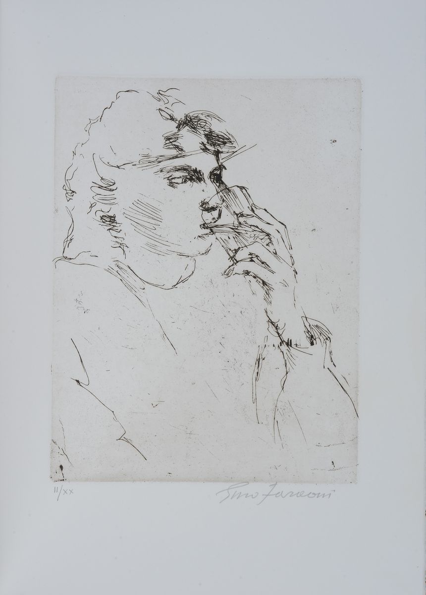 Cartella “Segni”, acque­forti e litografie numerate e firmate (1999)
