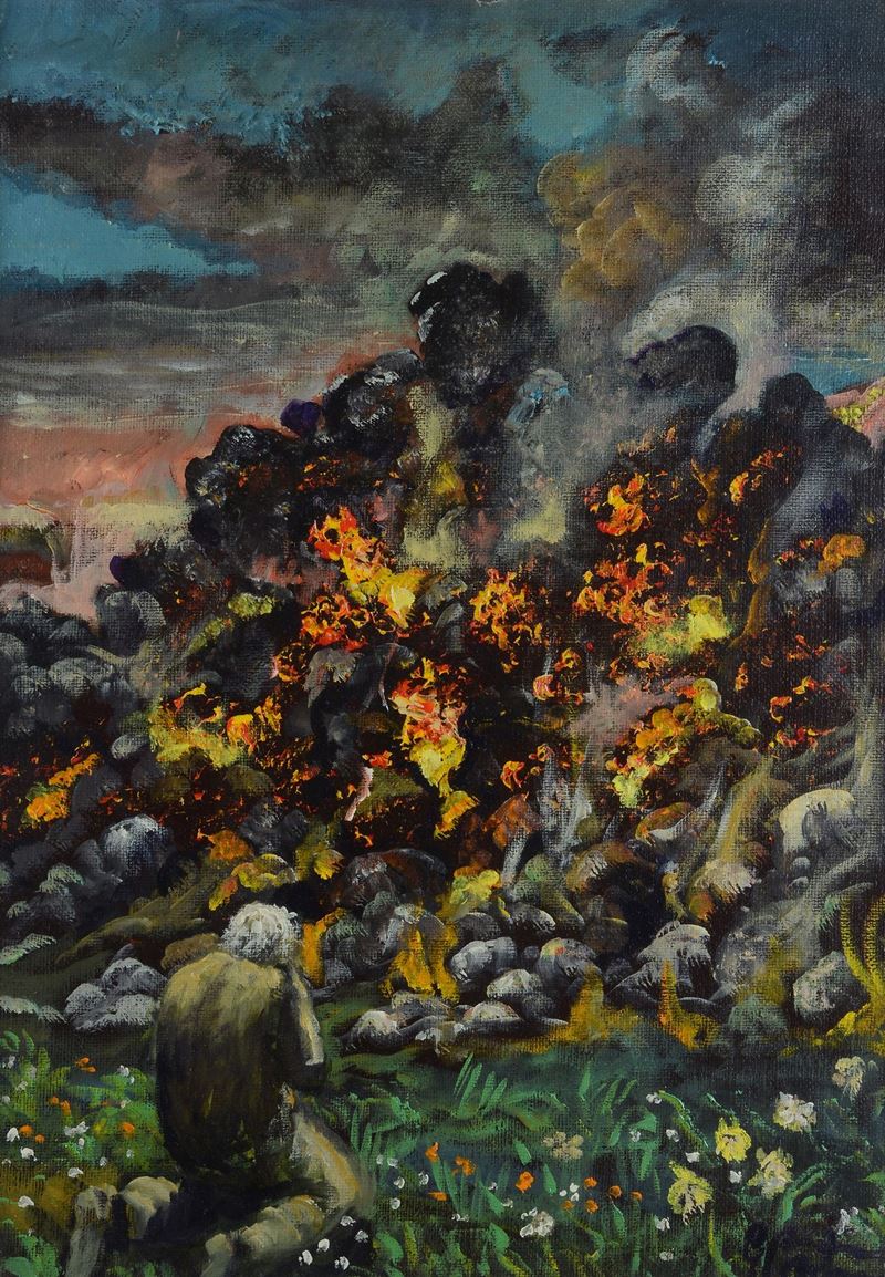 Anonimo, XX Sec. - Anonimo del XX secolo, Incendio