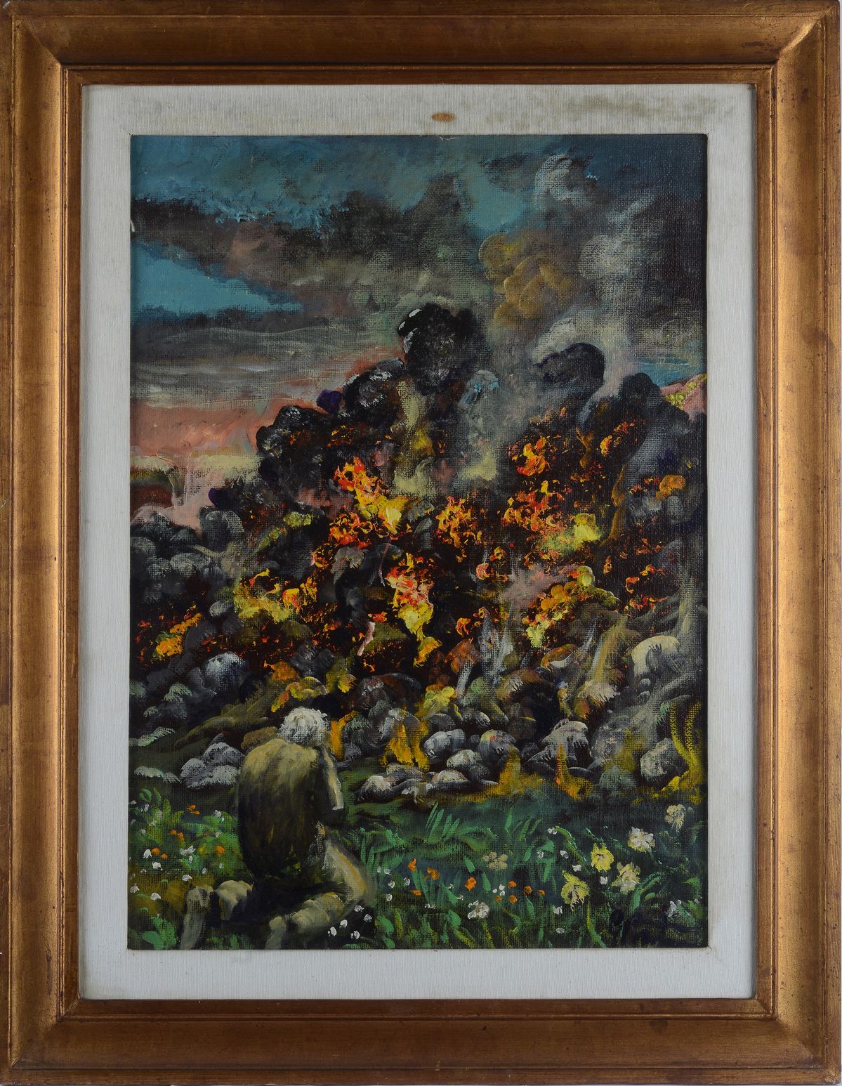 Anonimo, XX Sec. - Anonimo del XX secolo, Incendio
