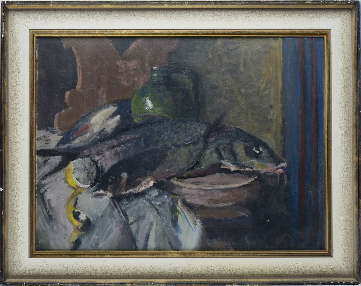 Paul Erbe - Natura Morta con Pesce