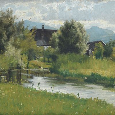 Paesaggio con Torrente