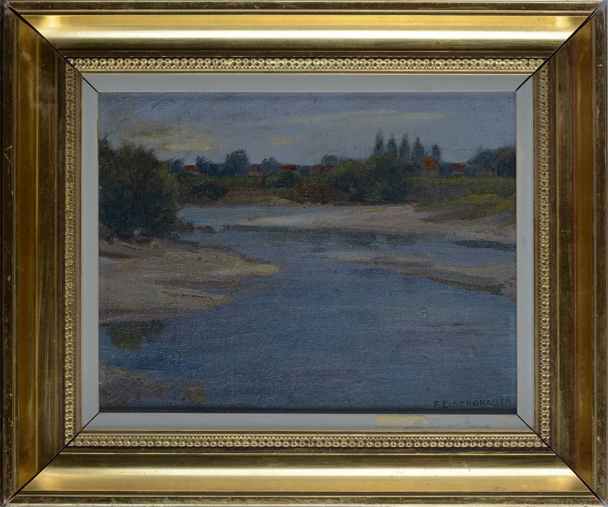 Karl Felix Eisengräber - Paesaggio Fluviale