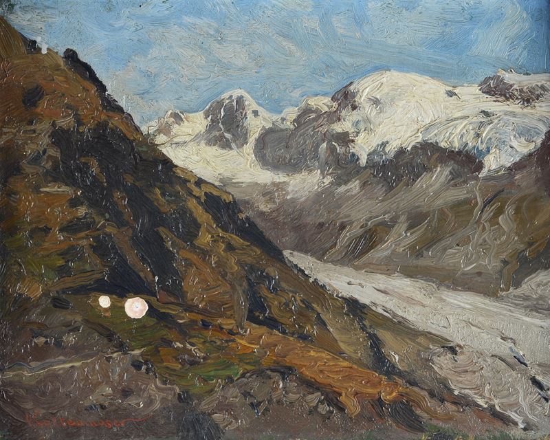 Karl Kaltenmoser - Paesaggio Montano