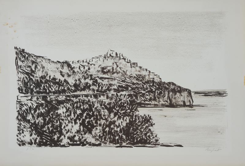 Domenico Purificato - Paesaggio con Ponte