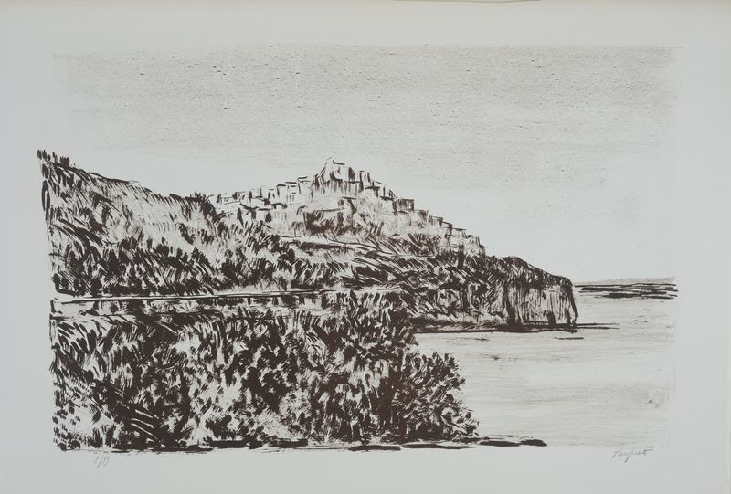 Domenico Purificato - Paesaggio con Ponte