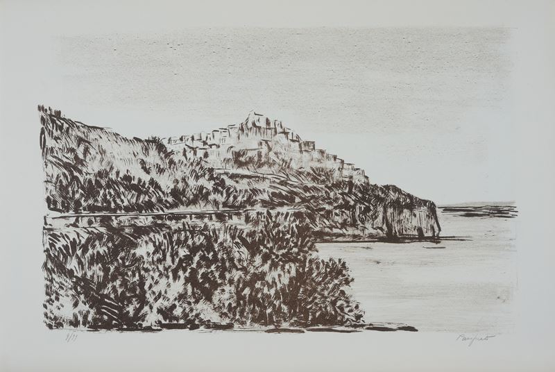 Domenico Purificato - Paesaggio con Ponte