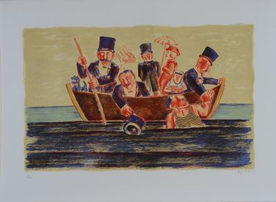 Vacanze sull’acqua, litografia (II stato), es. 10/125