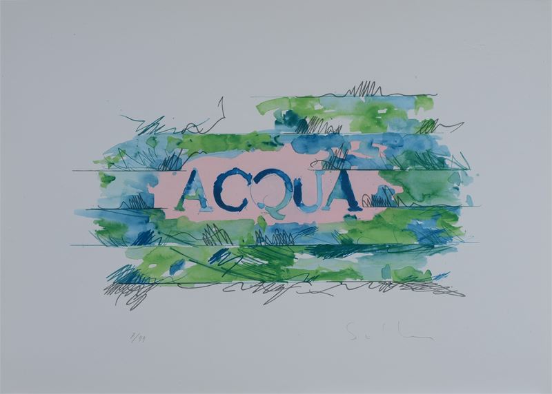 Mario Schifano - Acqua