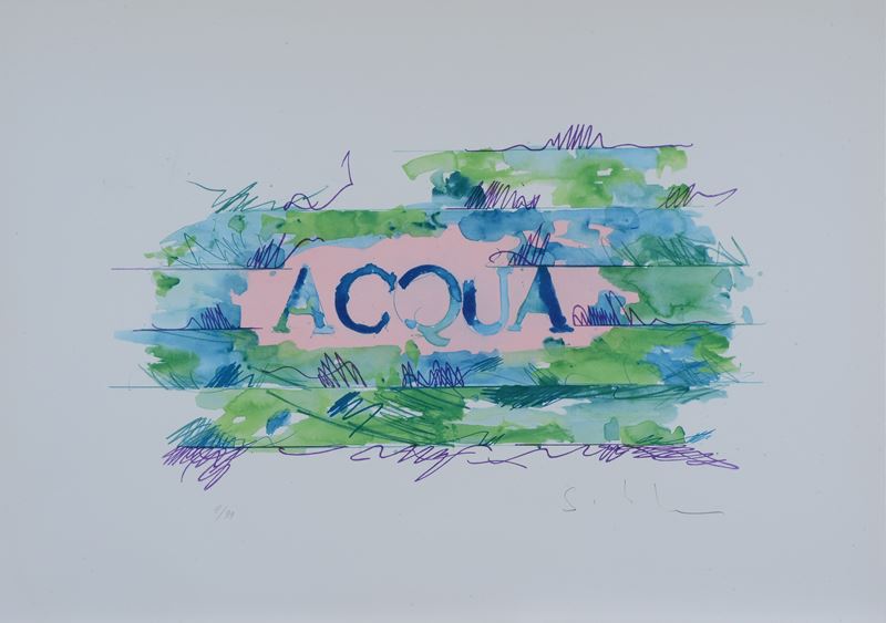 Mario Schifano - Acqua