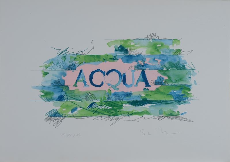 Mario Schifano - Acqua