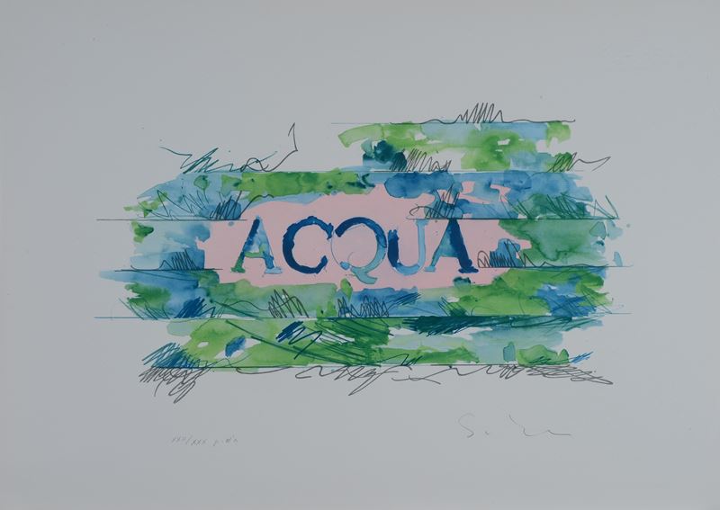 Mario Schifano - Acqua