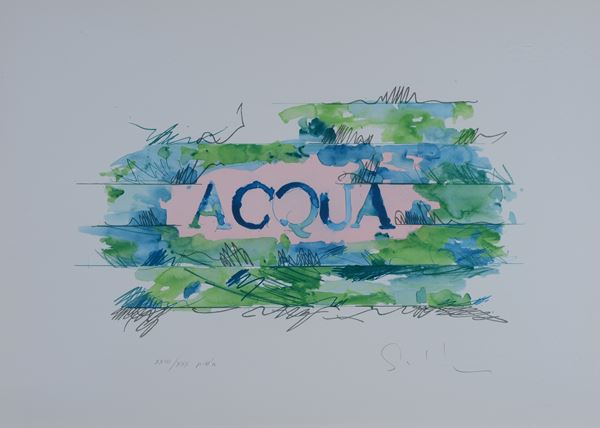 Mario Schifano - Acqua