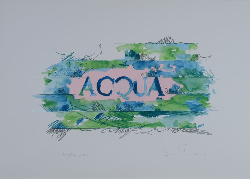 Mario Schifano - Acqua