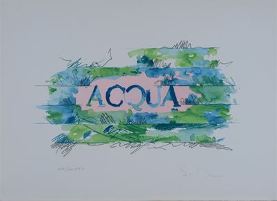 Acqua - Litografia, mm. 500x700, es. p.d.a. XVII/XXX