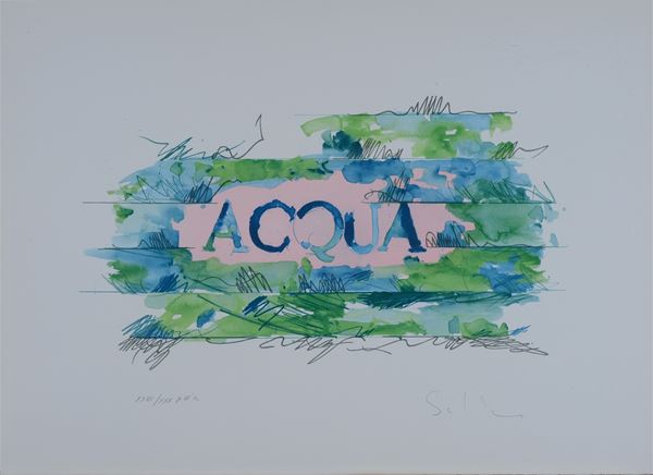 Mario Schifano - Acqua