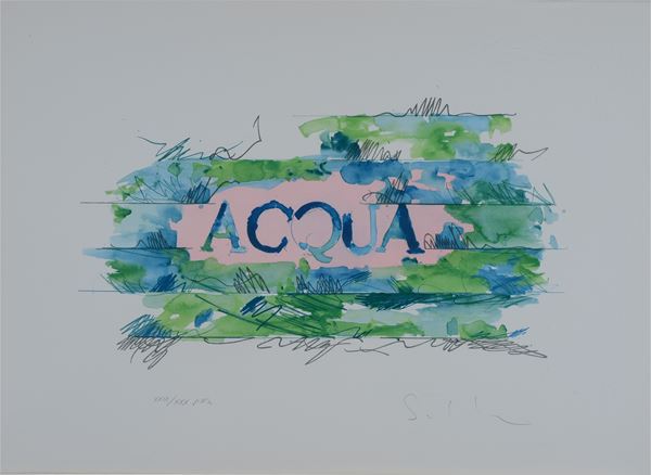 Mario Schifano - Acqua
