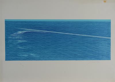 Linee dell’acqua, litografia (es. 3/99)