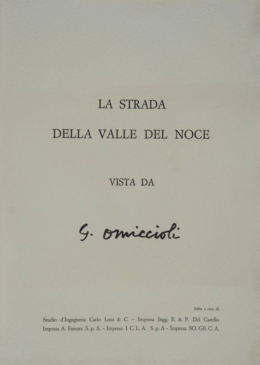 Giovanni Omiccioli - La strada della Valle del Noce
