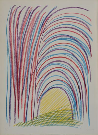 Tunnel in rosso (litografia, es. 9/99)
