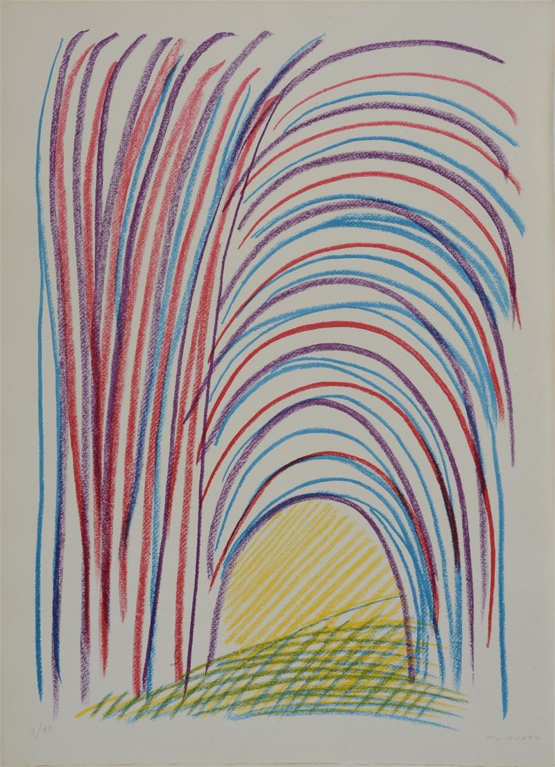 Giulio Turcato - Tunnel in Rosso