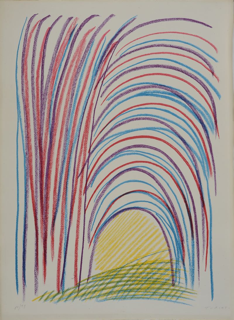Giulio Turcato - Tunnel in Rosso