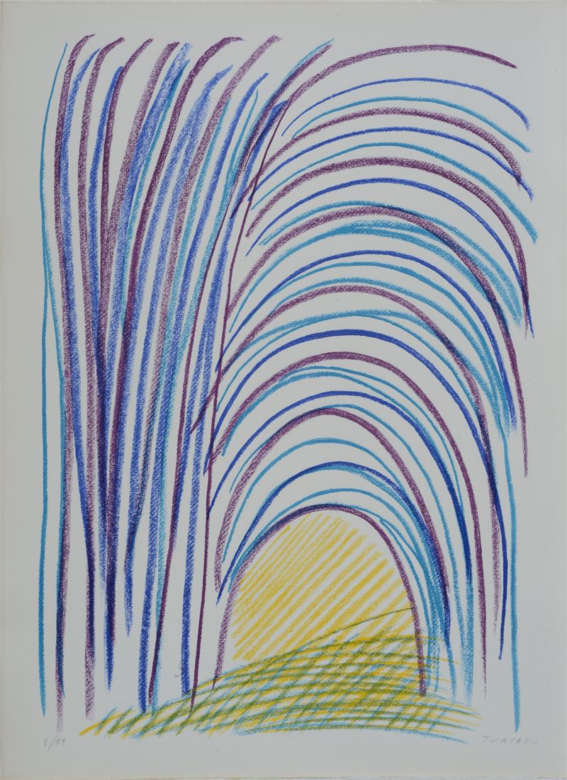 Giulio Turcato - Tunnel in Bleu