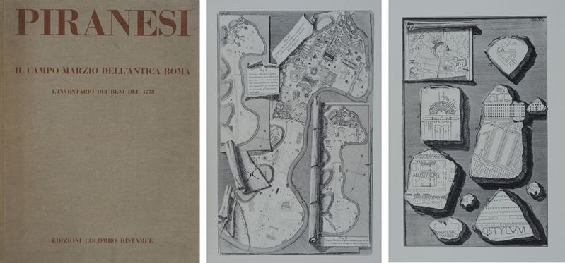 Giovanni Battista Piranesi - Il Campo Marzio Nell'antica Roma - Inventario dei Beni del 1778