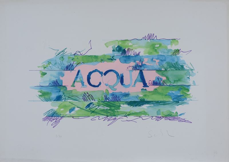 Mario Schifano - Acqua