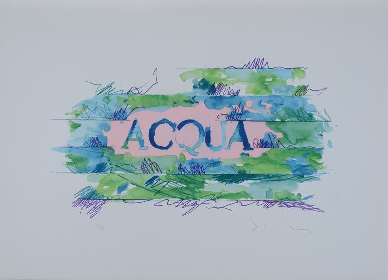 Mario Schifano - Acqua