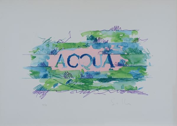 Mario Schifano - Acqua