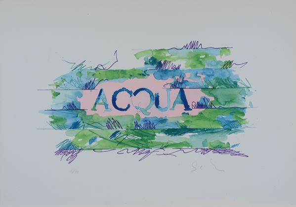 Mario Schifano - Acqua