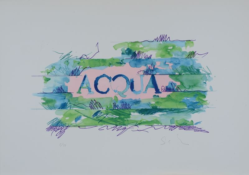 Mario Schifano - Acqua