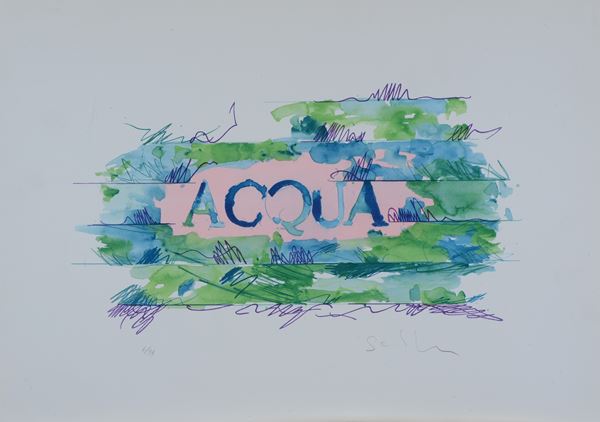 Mario Schifano - Acqua