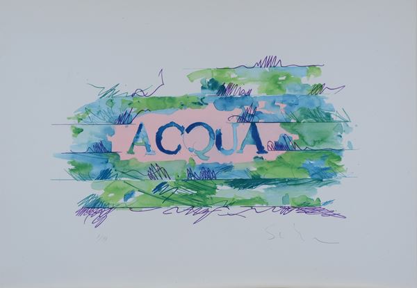 Mario Schifano - Acqua