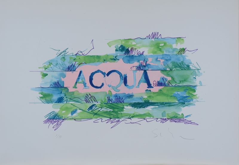 Mario Schifano - Acqua