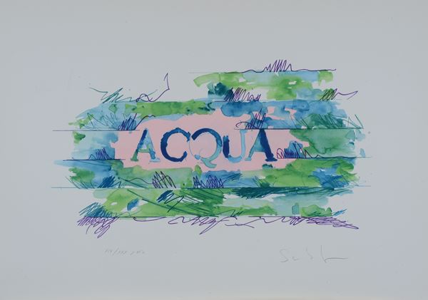Mario Schifano - Acqua
