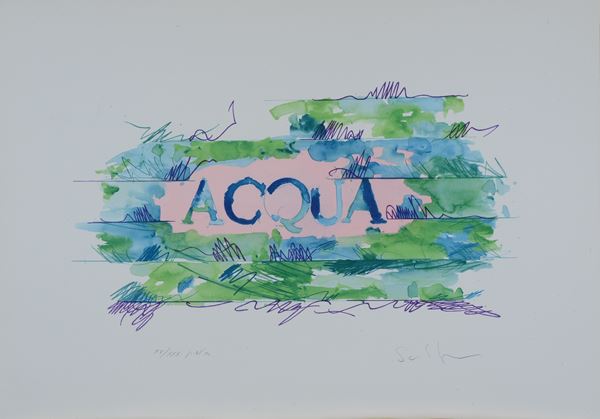 Mario Schifano - Acqua