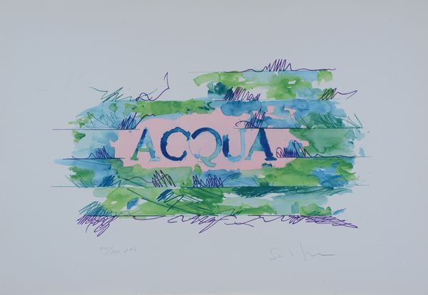 Mario Schifano - Acqua
