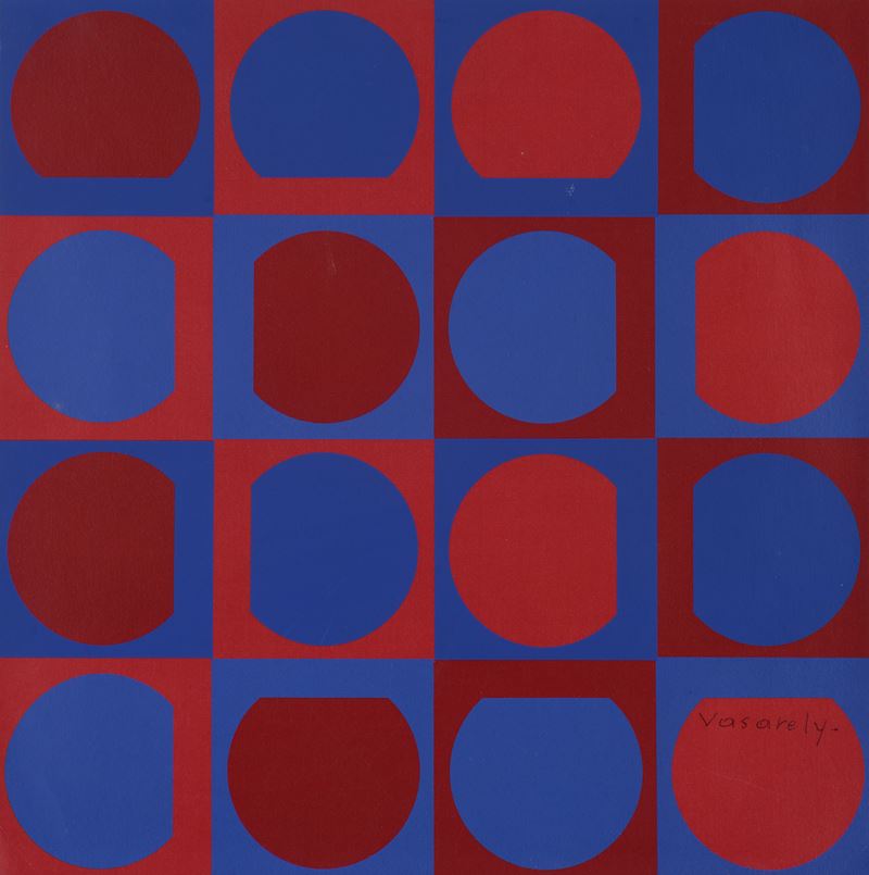Victor Vasarely - Senza Titolo