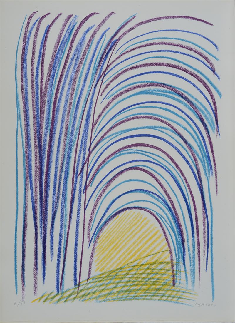 Giulio Turcato - Tunnel in Bleu
