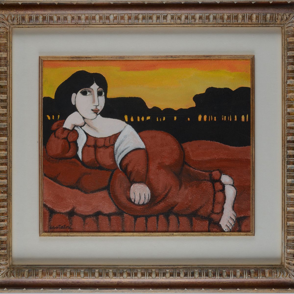 Domenico Cantatore - Odalisca