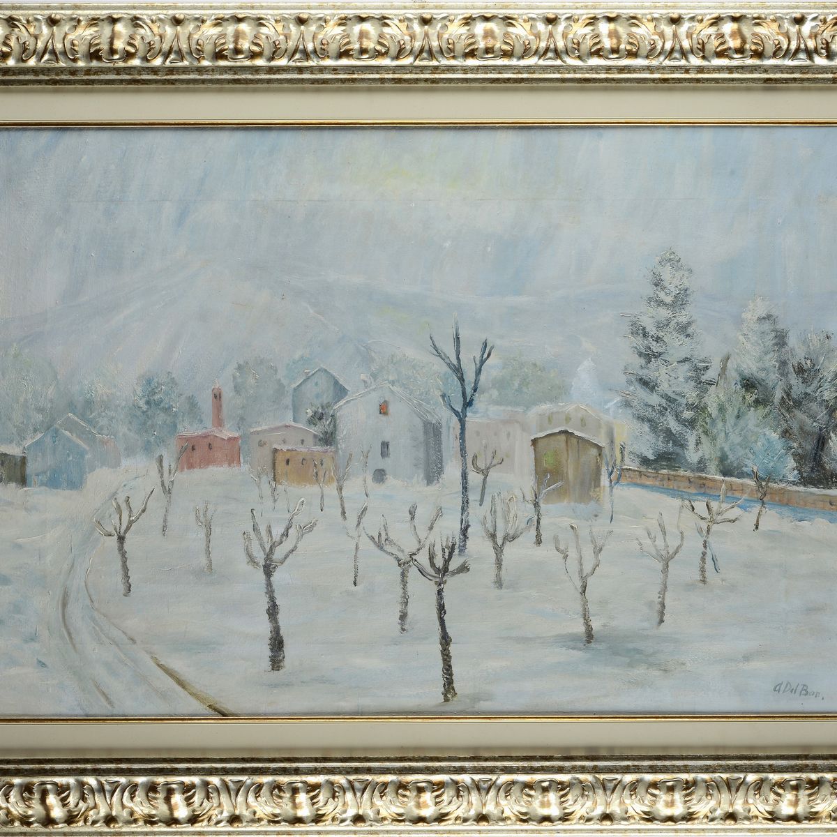 Angelo del Bon - Paesaggio con Neve