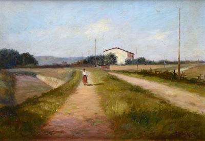 Paesaggio con Casa sullo Sfondo