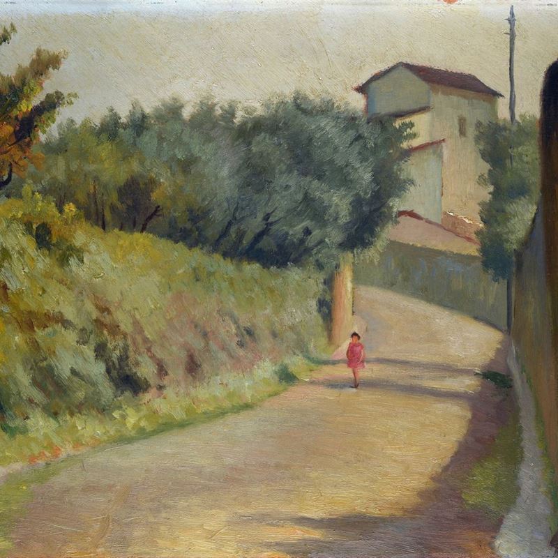 Fausto Magni - Strada con Figura