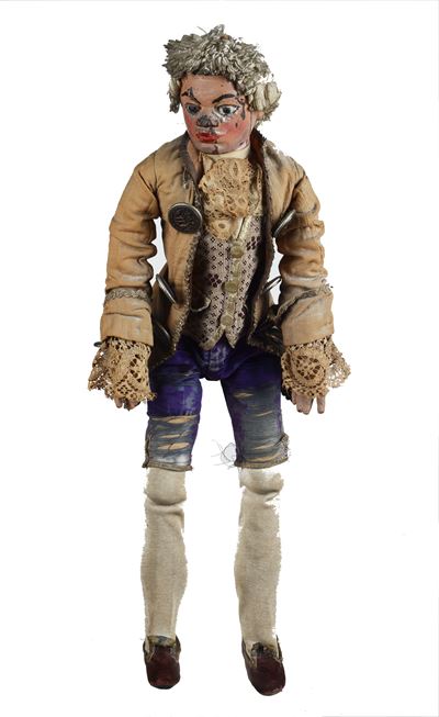 Coppia di Antiche Marionette