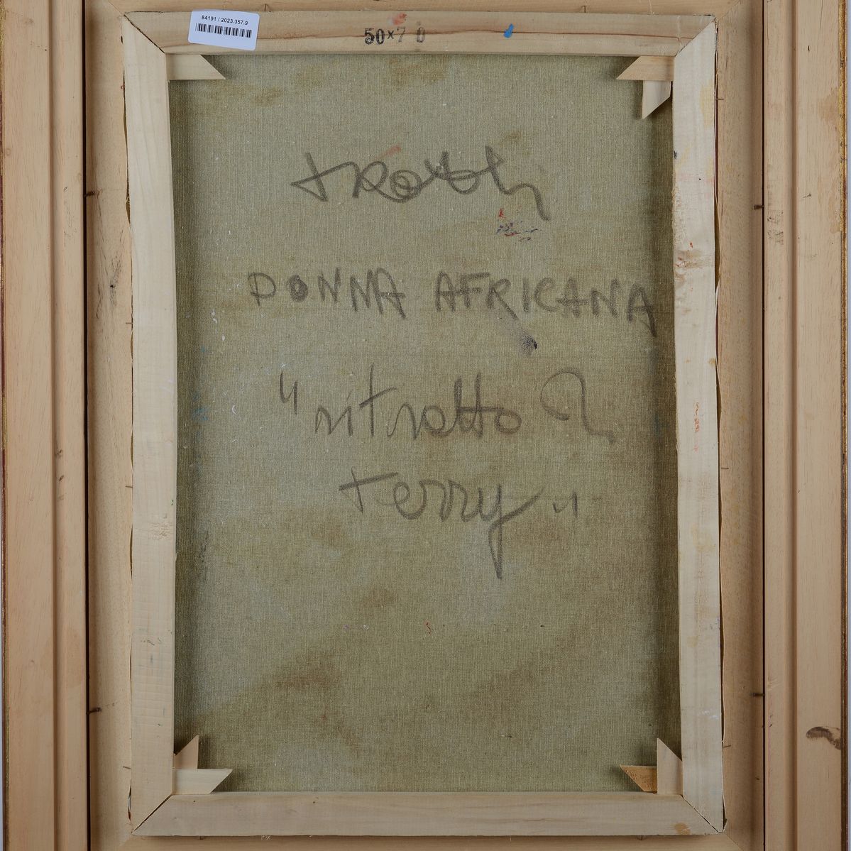 Sandro Trotti - Donna Africana (ritratto di Terry)