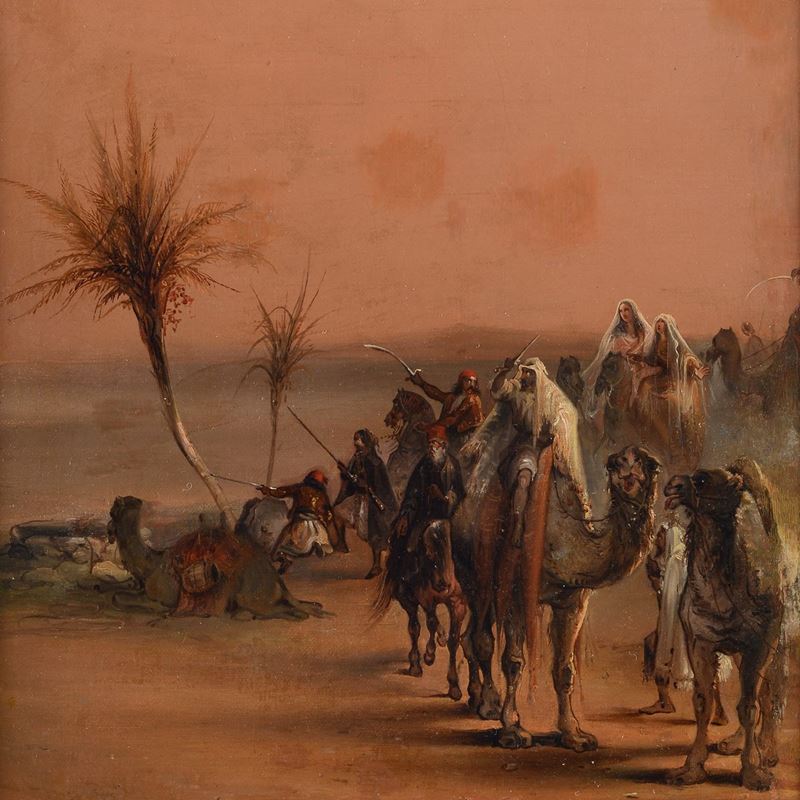 Randolfo Ruspini - Carovana di Cammelli