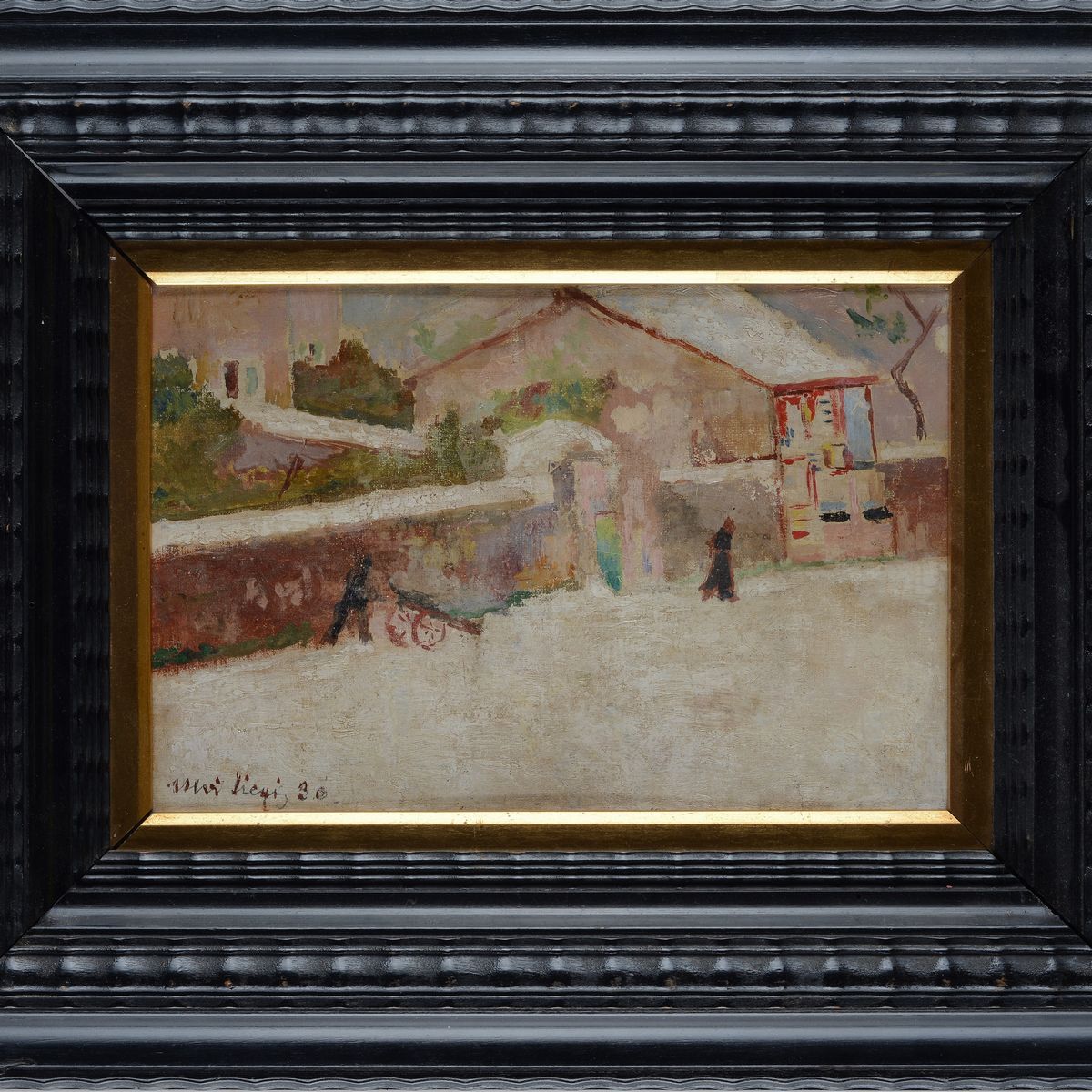 Ulvi Liegi - Strada di Paese con Figure