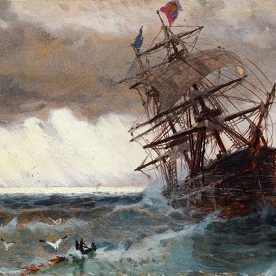 Veliero nella Tempesata