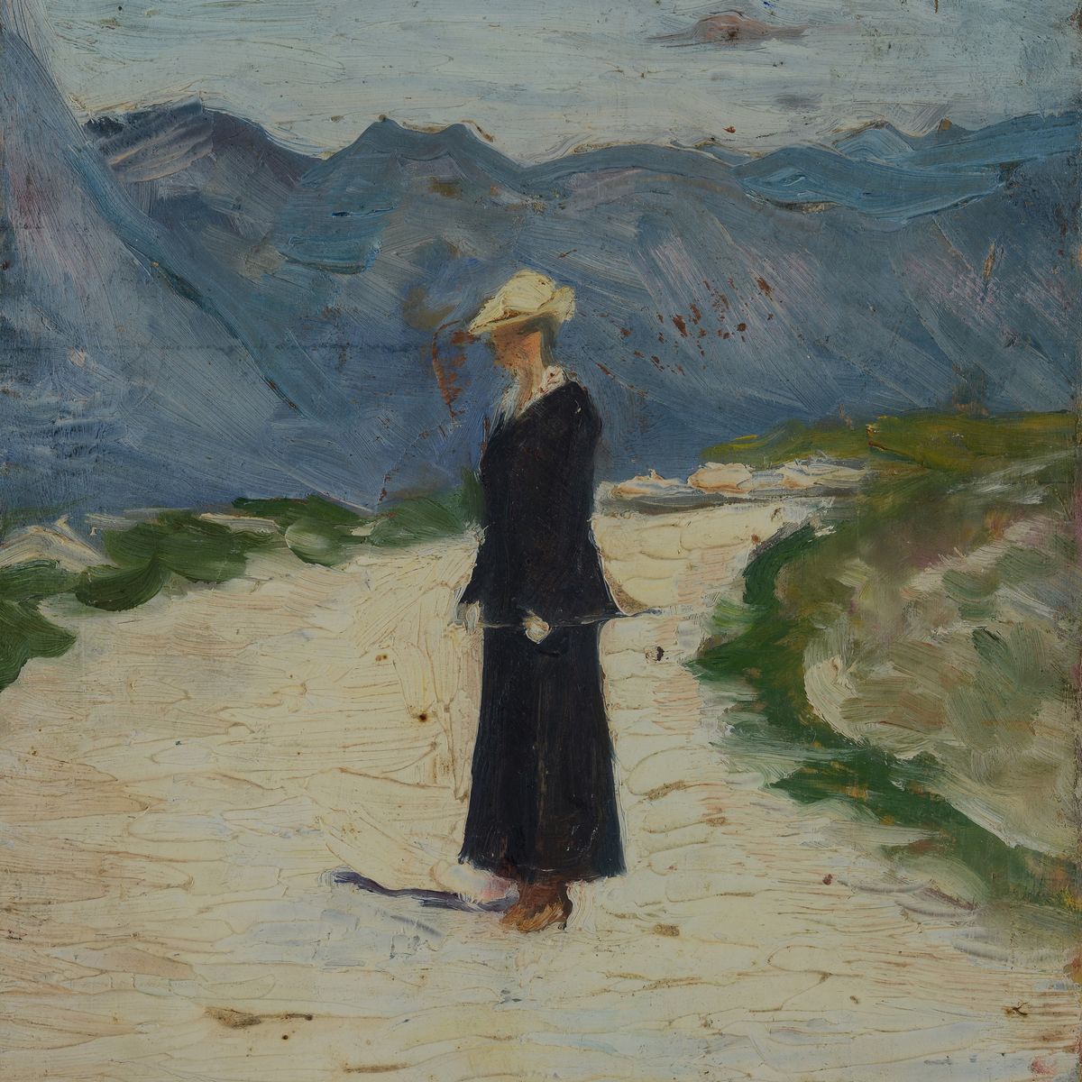Cesare Ciani - Ritratto di Anziana Seduta